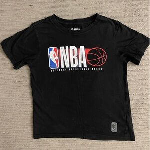 NBA Kids Black and Red Graphic Tee 🏀